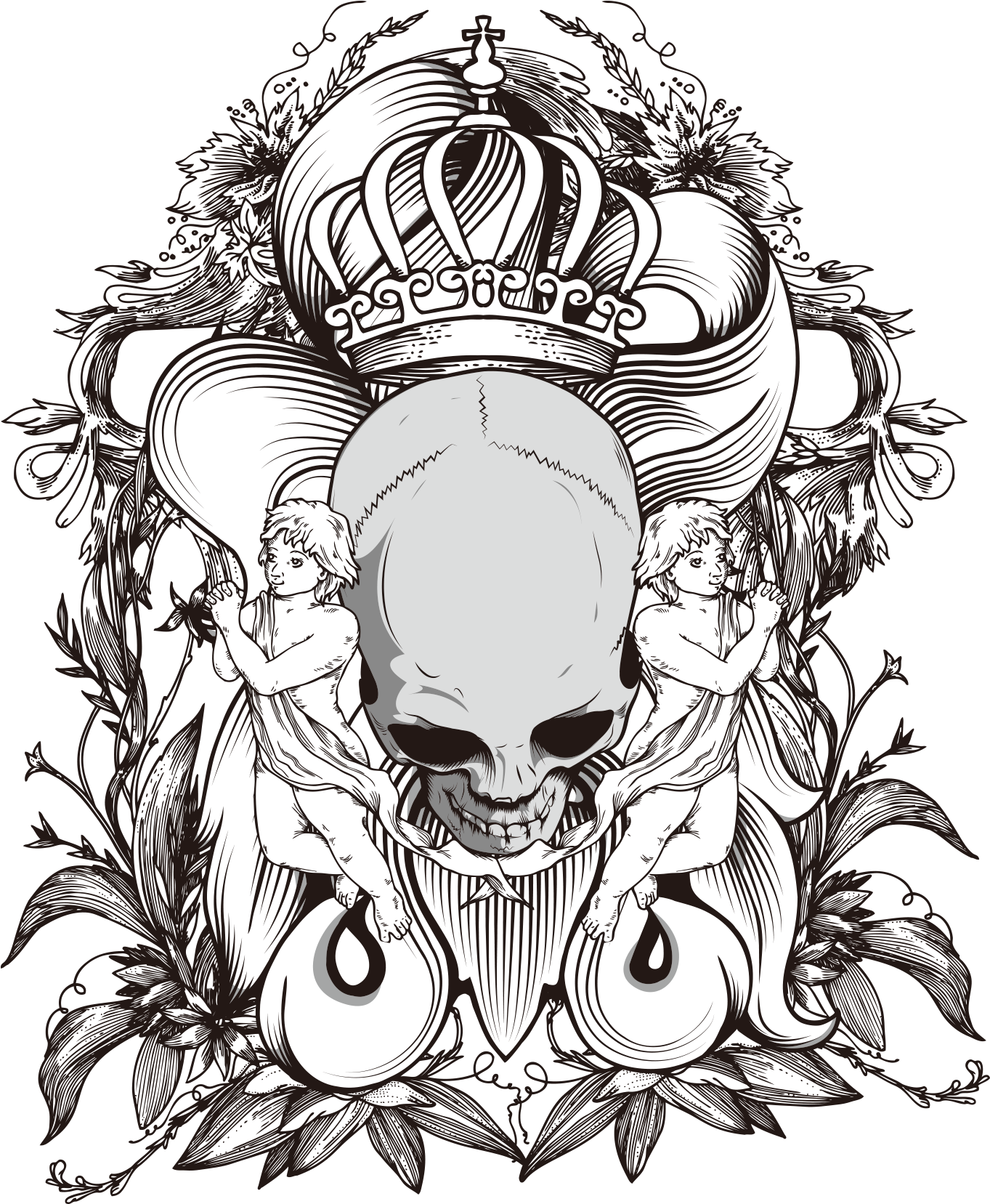 Devil Demon Angels Demons Transprent Png Free - Drawings Of Demons And Angels (2000x2000)