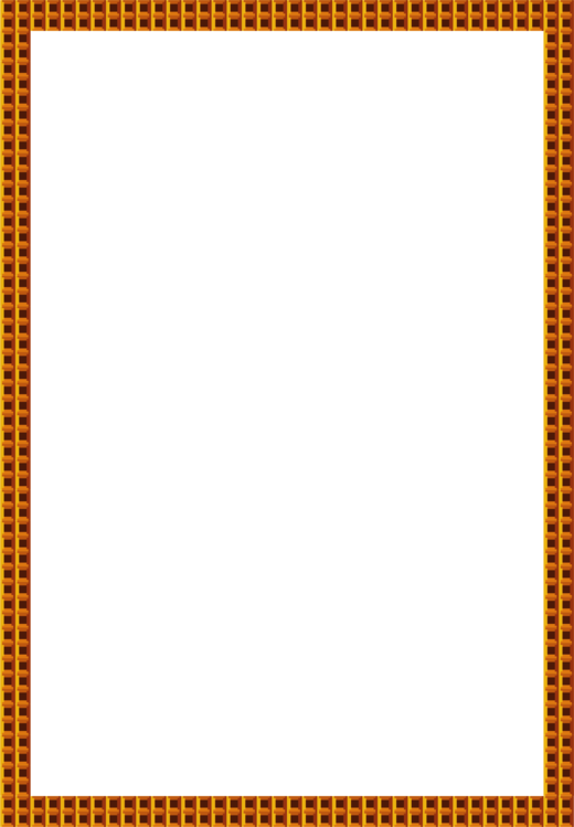 Decorative Borders Borders And Frames Calligraphic - Frames And Border (520x749)