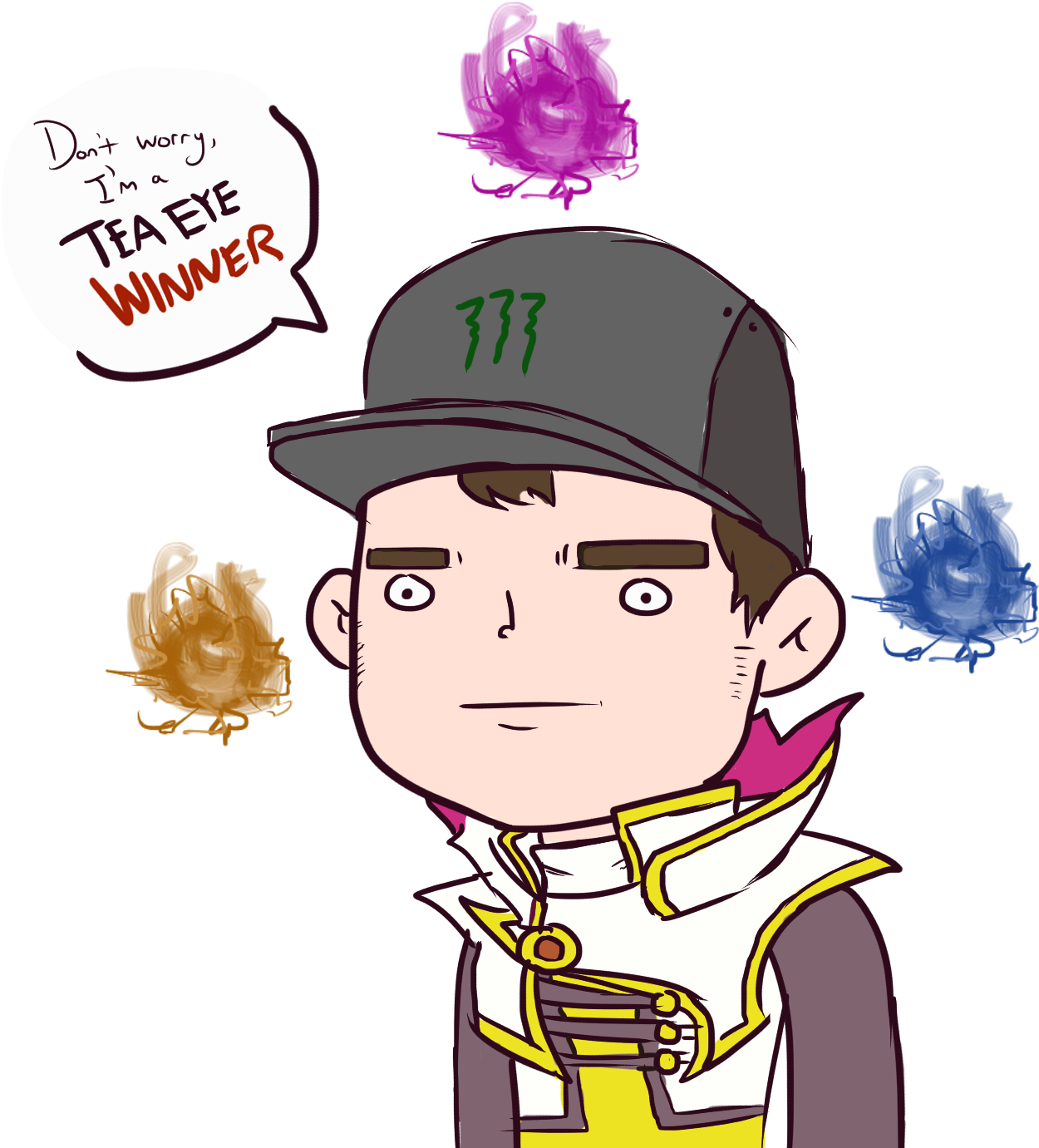 I Drew Bulldog Invoker - Admiralbulldog (1331x1400)
