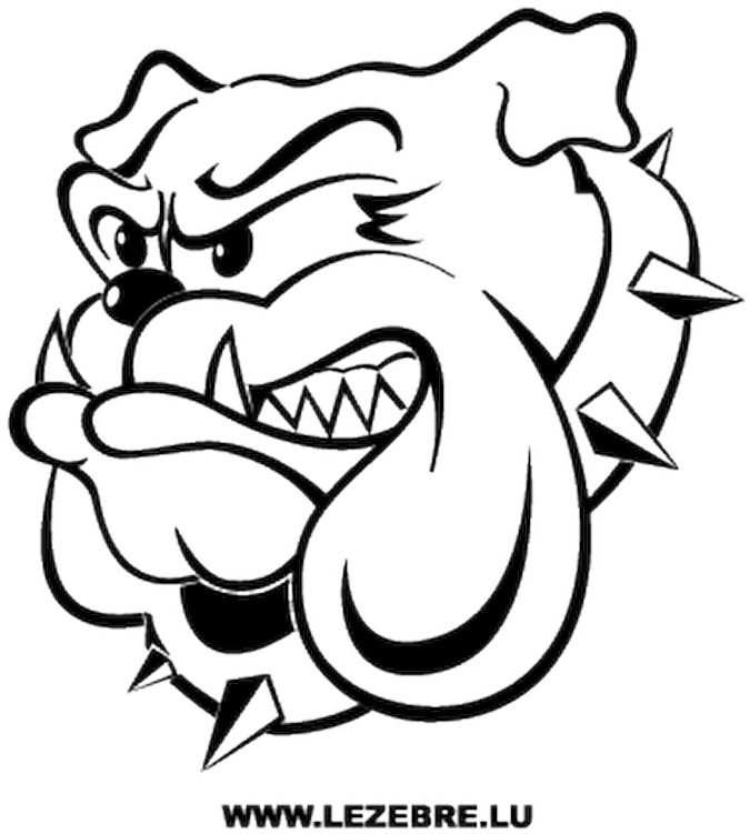 Beware Of Dog Vector (800x800)