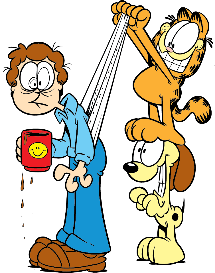 17 Jun - Garfield Odie And Jon (754x958)