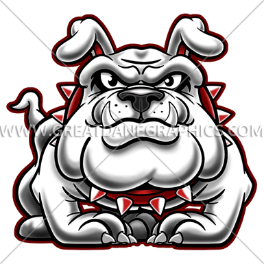 Cartoon Bulldog Standing - Bulldog Cartoon Funny (385x385)