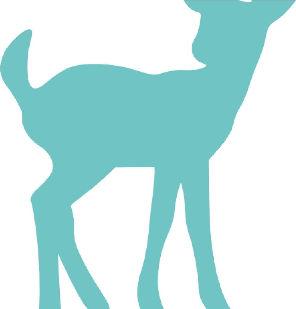 Baby Deer Clip Art Ba Deer Silhouette Clip Art Clipart - Clip Art (1024x1024)