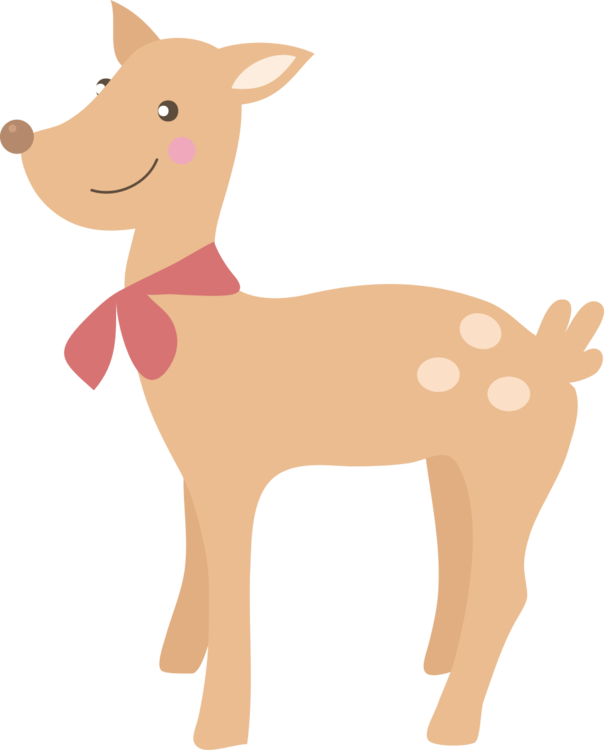 Deer Public Domain Video Animal - Vector Graphics (604x750)