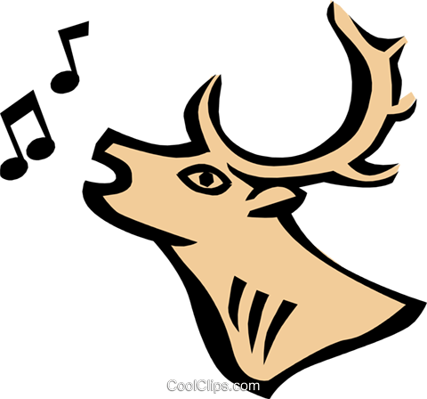 Cool Deer Royalty Free Vector Clip Art Illustration - Comparative (480x448)