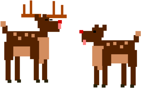 Reindeer Strange Deer Computer Icons Cattle - Clip Art (530x750)