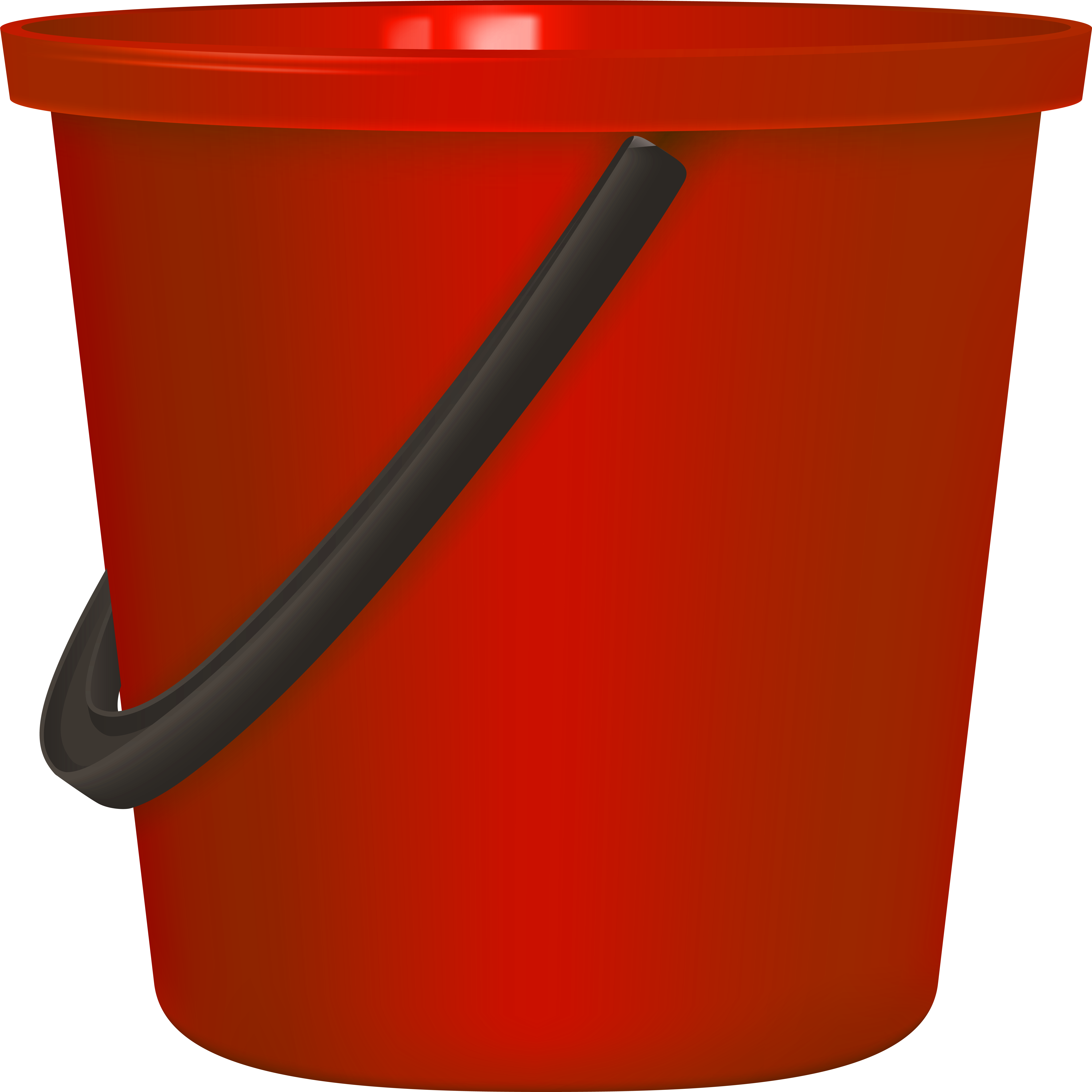 Red Bucket Png Clip Art - Red Bucket Png Clip Art (8000x8000)