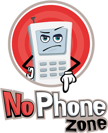 The Use Of Personal Mobile Phones By Pupils/students - No Phone Zone (369x434)