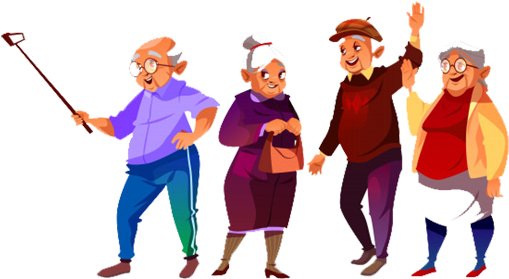 Devices - Old People Illustration (600x600)