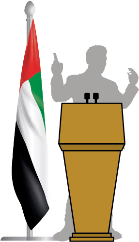 When The States Flag Is Hanged Horizontally, It Should - Illustration (321x519)