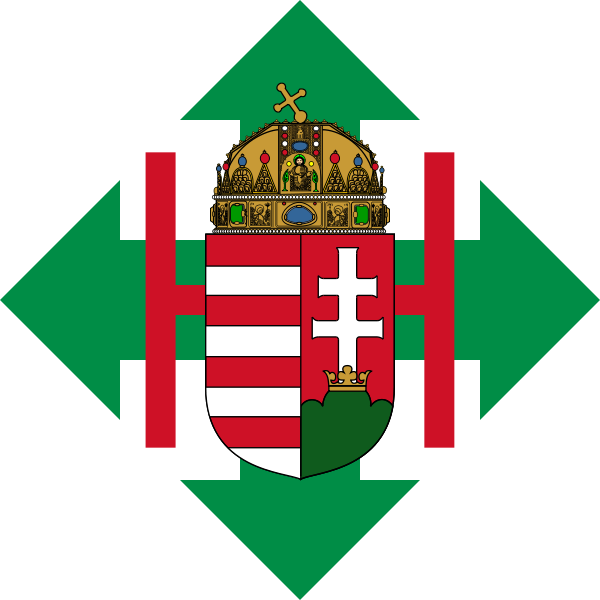 Image Flag Hungarian State - Hungarian Coat Of Arms (600x600)