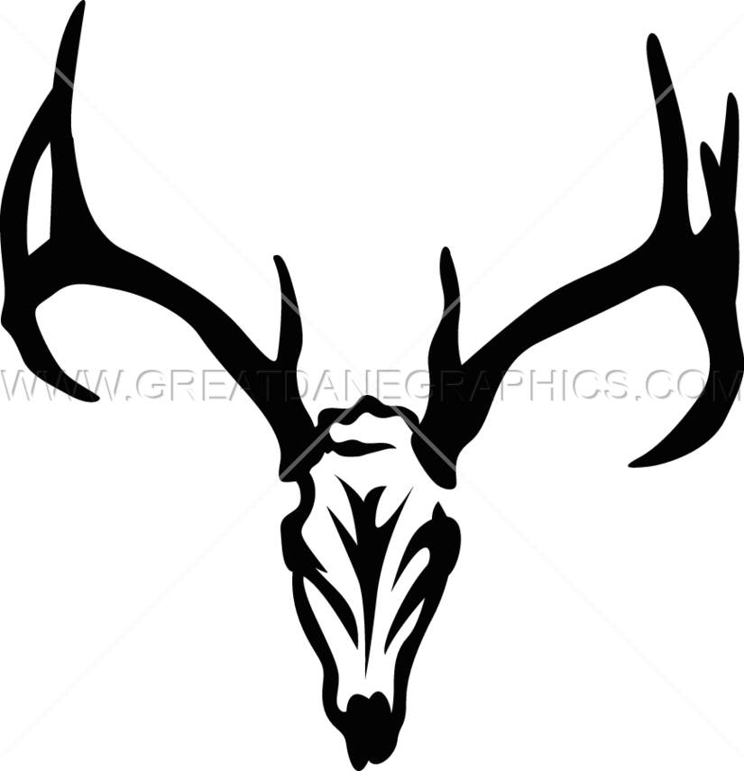 Deer Skull Charge - Deer Skull Head Svg (825x855)
