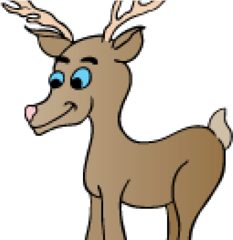 Deer Clipart Rain - Cartoon (640x480)