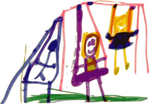 Kindergarten Pre-school Child Preschool Teacher Swing - Kindergarten (487x340)