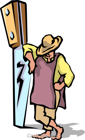 Mexican With Knife Royalty Free Vector Clip Art Illustration - Illustration (291x480)