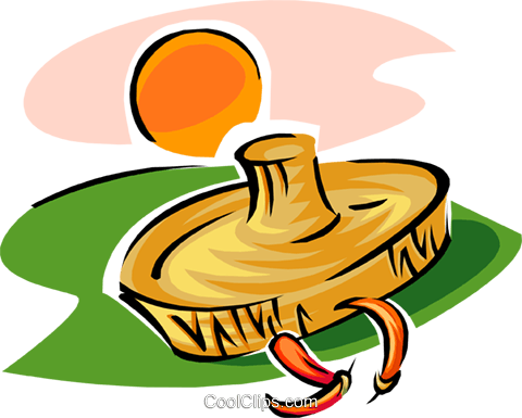 Mexican Symbols Two Royalty Free Vector Clip Art Illustration - Mexican Symbols (480x385)