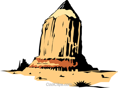 Pencil Mountain Royalty Free Vector Clip Art Illustration - Illustration (480x360)