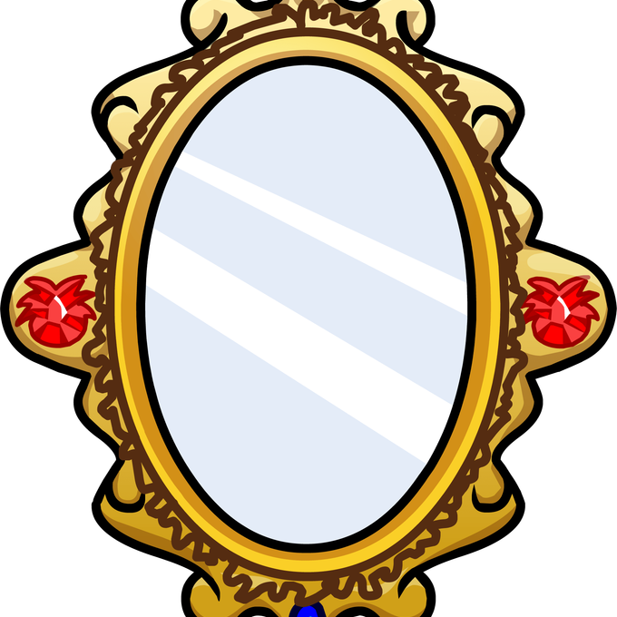 Mirror Clipart Transparent Pencil And In Color Mirror - Club Penguin 2 (680x680)