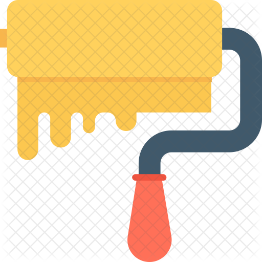 Free Download Paint Icon Tools Equipment Icons In Svg - Paint Roller Brush Png (512x512)
