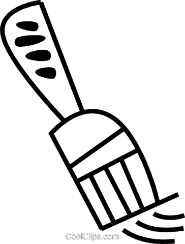Paintbrush Royalty Free Vector Clip Art Illustration - Icon (364x480)