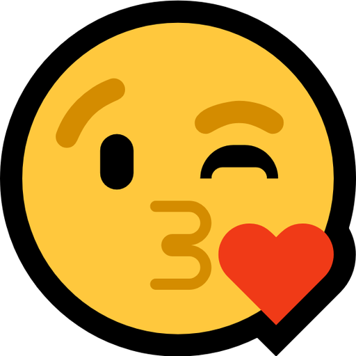 N/a - Microsoft Kiss Emoji (512x512)