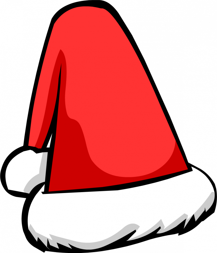 Cartoon Santa Hat Png (728x848)