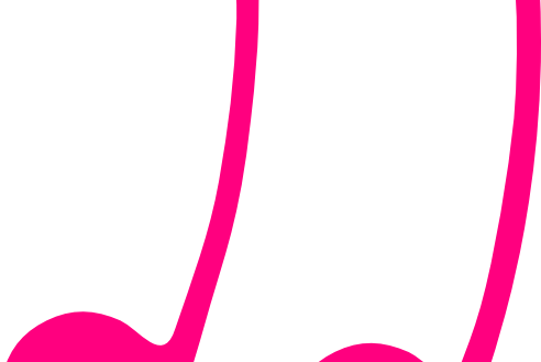 Music Note Clipart Pink Musical Clip Art At Clker Com - Music (492x329)