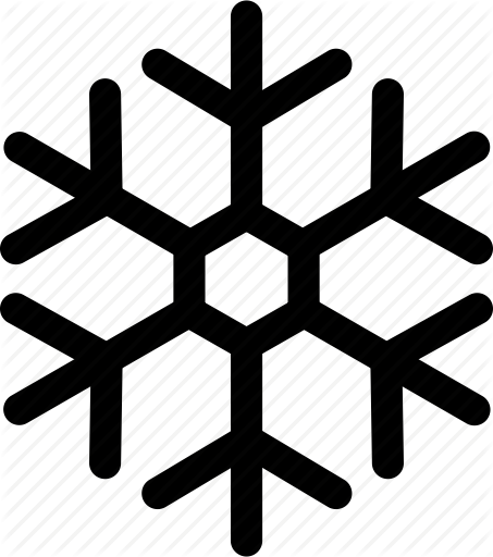 Simple Snowflake Clipart Snowflake Clip Art - Frost Icon (453x512)