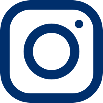Bernie The Bee On Instagram - Blue Instagram Icon Vector (354x354)
