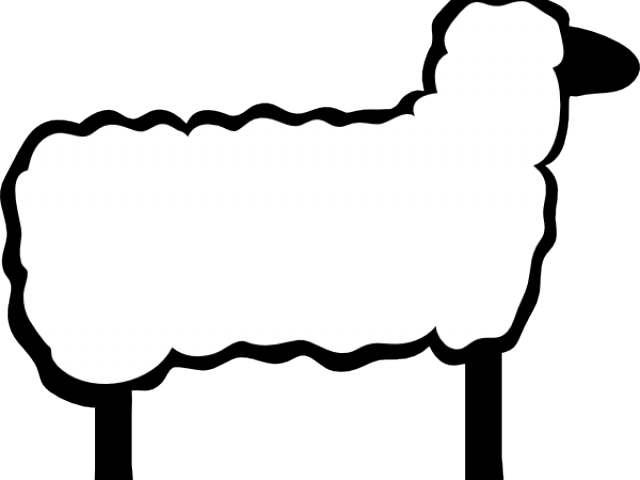 Lamb Clipart Simple - Sheep Clipart Transparent Background (640x480)