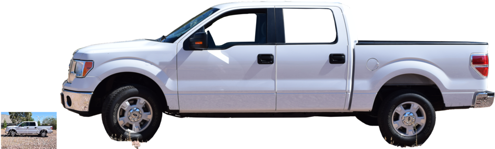 Free White Pickup Truck Stock (1024x318)