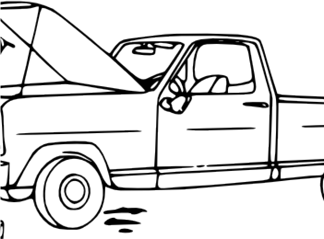 Engine Clipart Truck Mechanic - Oil Change Clip Art (640x480)