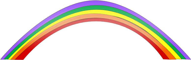 Illustration Of A Rainbow - Clip Art (958x677)