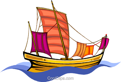 Pirate Ship Royalty Free Vector Clip Art Illustration - Illustration (480x325)