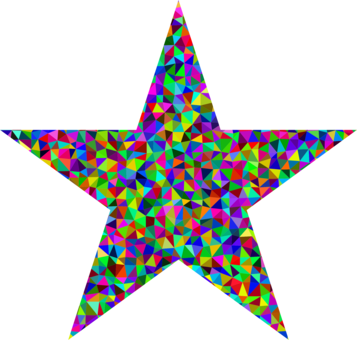 Star Polygons In Art And Culture Symbol Five-pointed - David Bowie Black Star Meaning (357x340)