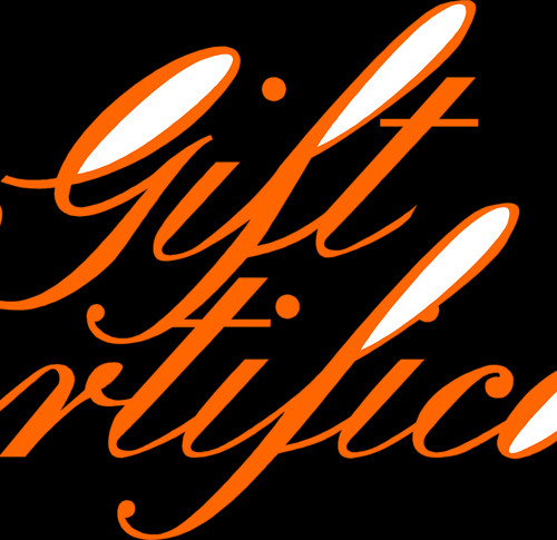 Gift Certificate - Calligraphy (500x485)