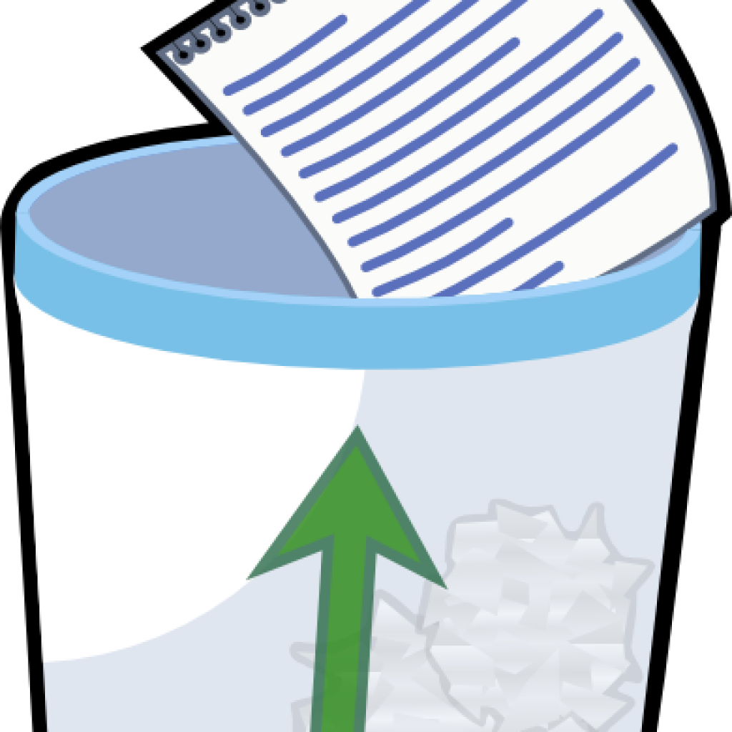 Garbage Can Clip Art 19 Garbage Can Banner Transparent - Trashcan Clipart (1024x1024)