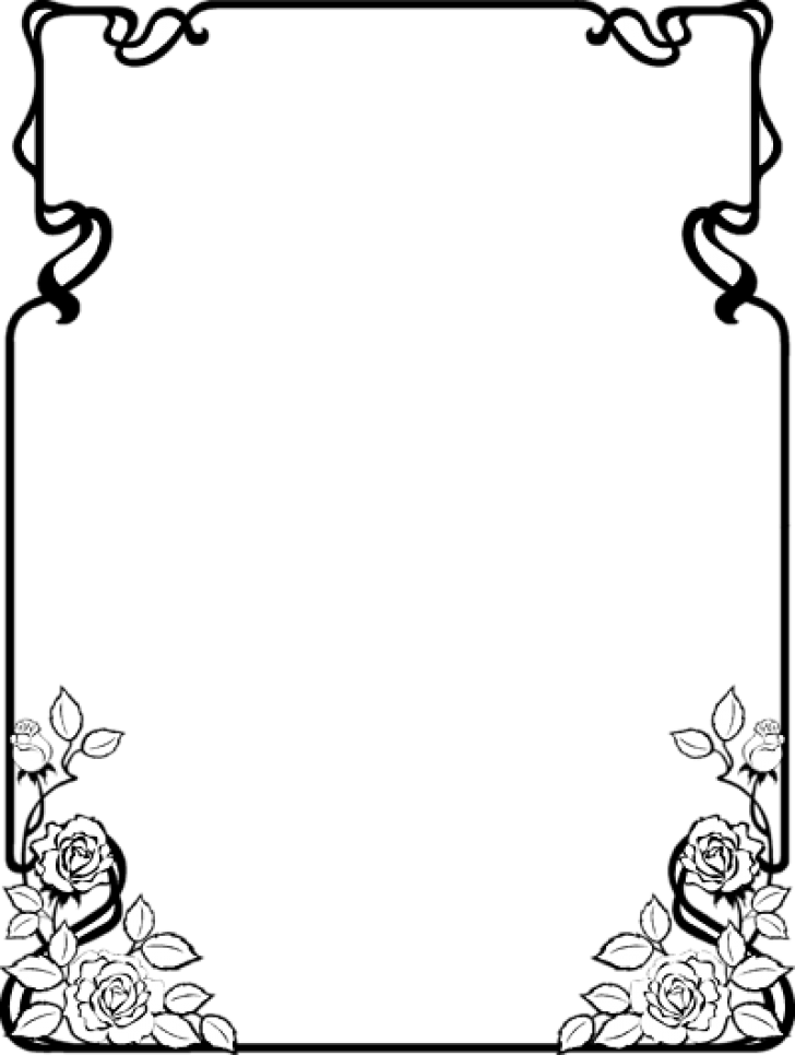 Permalink To Border Clipart Black And White Snowflake - Witch Spell For Fire (728x966)