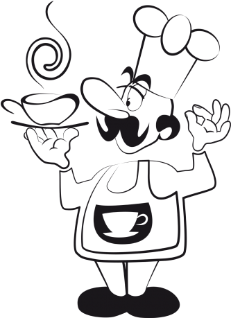 Vinilos Decorativos Cocina - Cafe Vector (458x458)