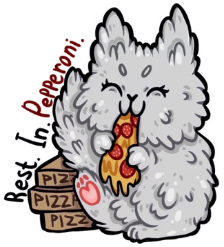 Rest In Pepperoni Pizza - Pepperoni (360x360)