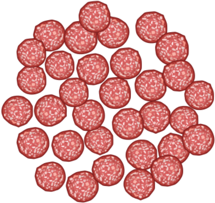 Pepperoni - Circle (600x600)