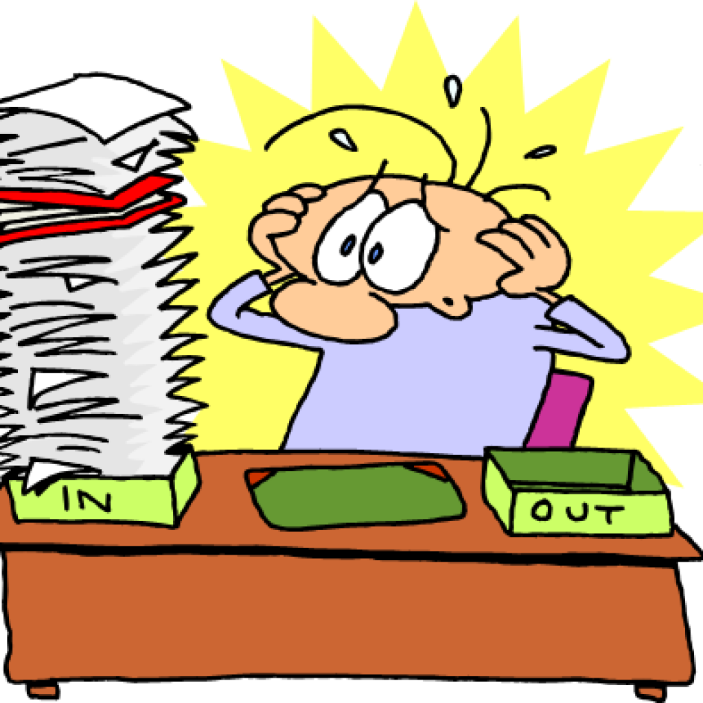 Work Clipart Work Clip Art Free Clipart Panda Free - Stressed Out Cartoon (1024x1024)