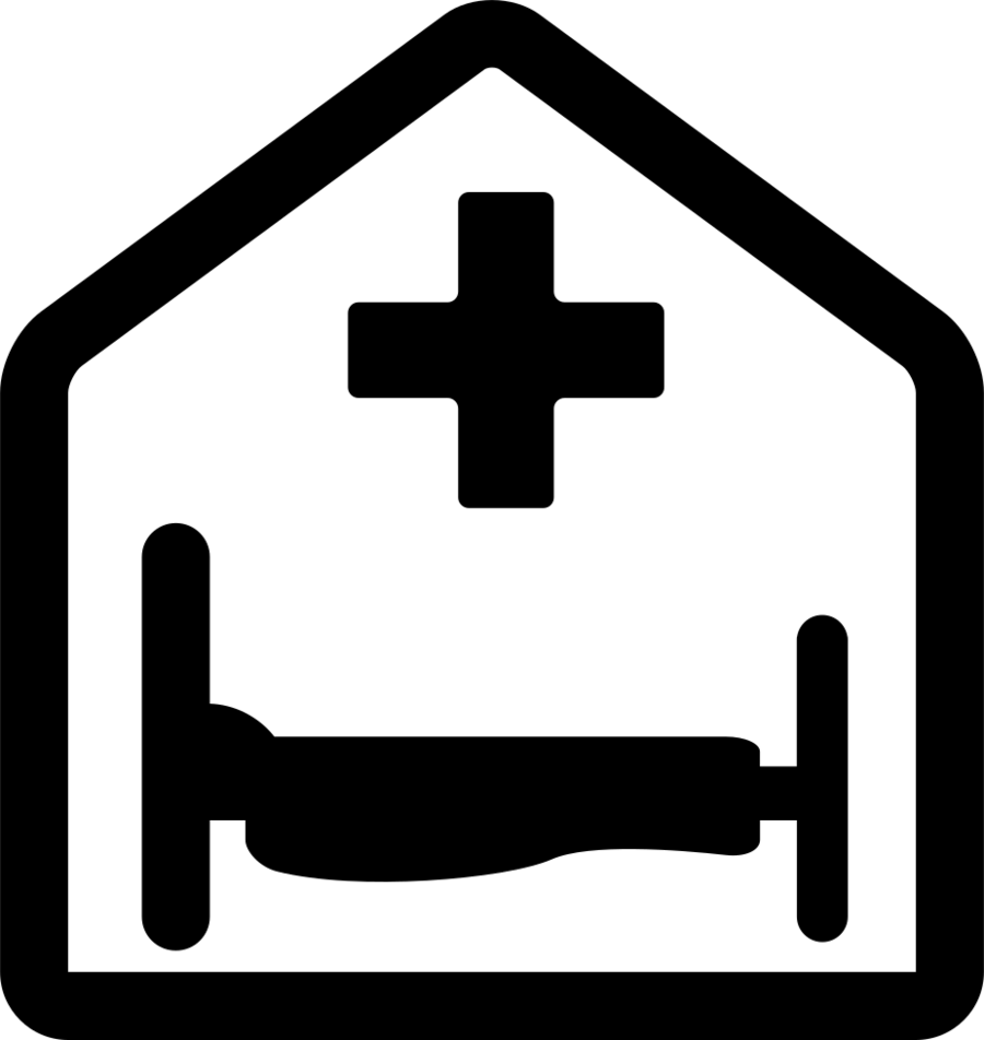 Health Center Vector Clipart Clinic Community Health - Icon For Health Centre (900x952)