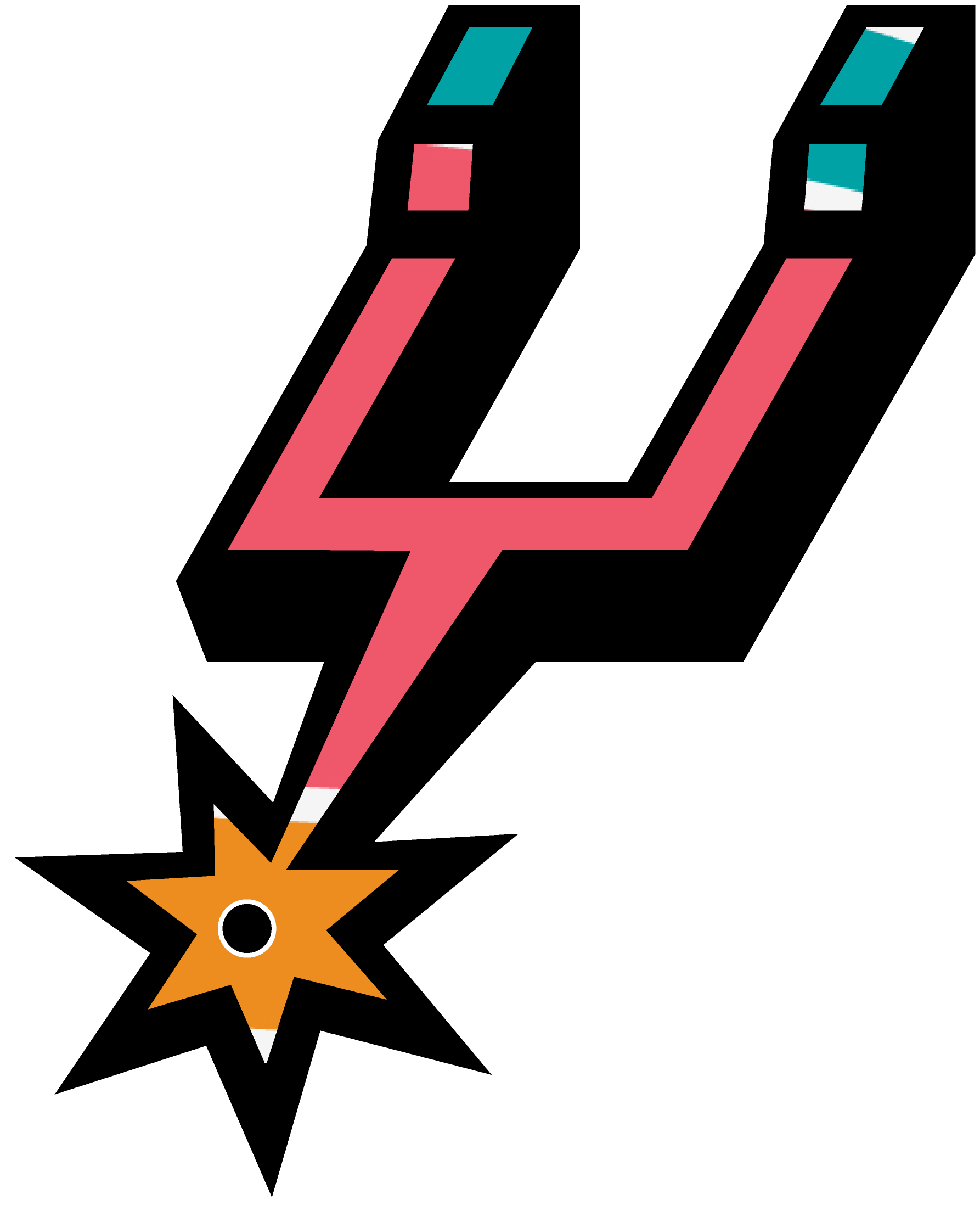 Spurs Fans Dfw - San Antonio Spurs Logo Svg (2614x2613)