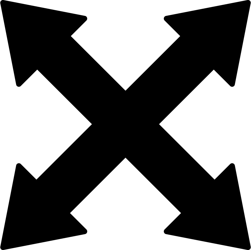 Cross Arrows Svg Png Icon Free Download - Cross Arrow (982x980)