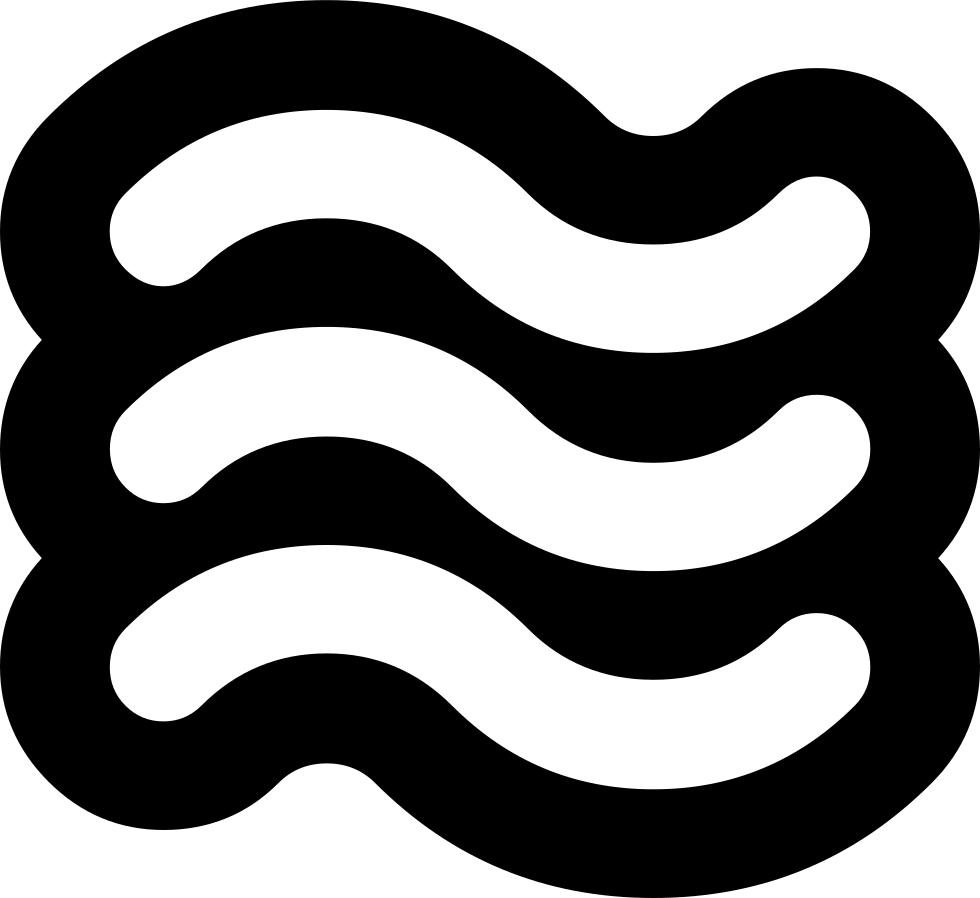 Waves Outline, Ocean Waves, Water Icon - Icon (980x898)