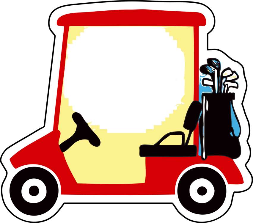 All Photo Png Clipart - Golf Cart Clipart Vector (851x750)