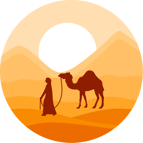 Arabian Adventures - Desert Dubai Clipart (585x585)