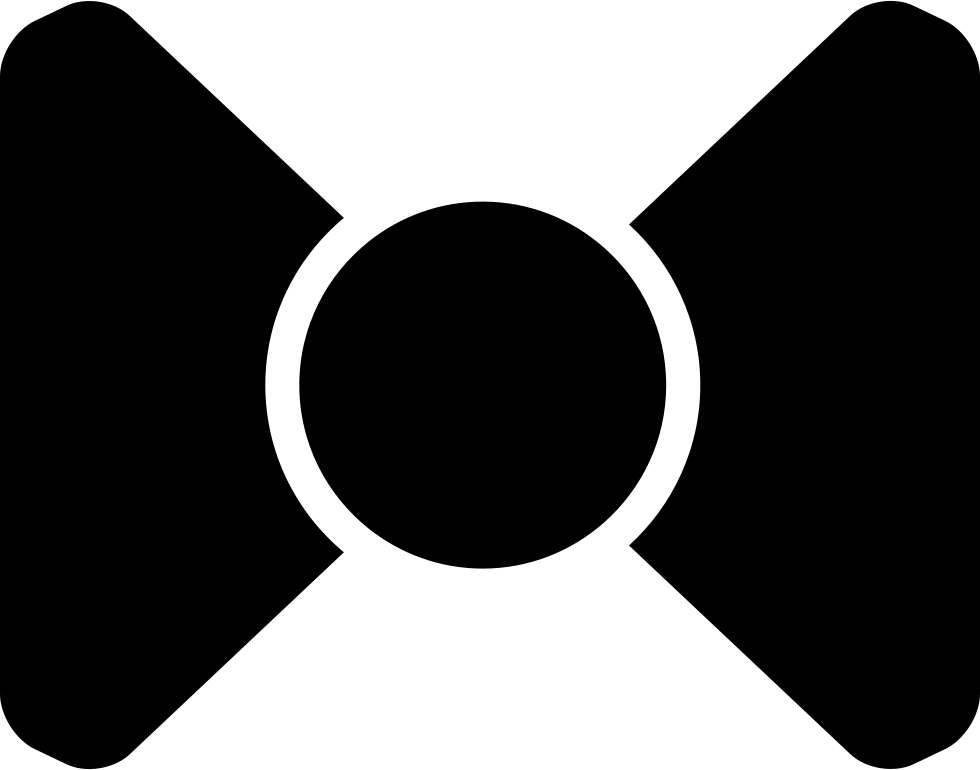 Bow Black Silhouette Comments - Moño Silueta Png (980x770)