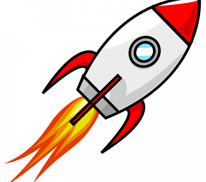 Galactic Starveyors Clip Art Rocket Clipart For Kids - Cartoon Rocket (678x600)
